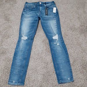 Women's PACSUN Paint Splatter Jeans 29 x 30 NWT